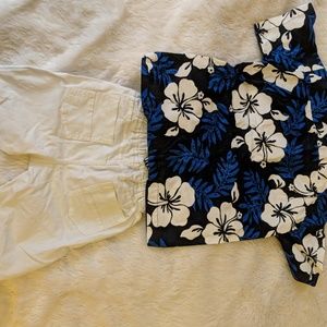 Hawaiian shirt and short